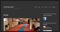 Desktop Screenshot of lumberjack-gym.cz