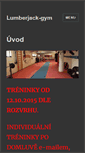 Mobile Screenshot of lumberjack-gym.cz